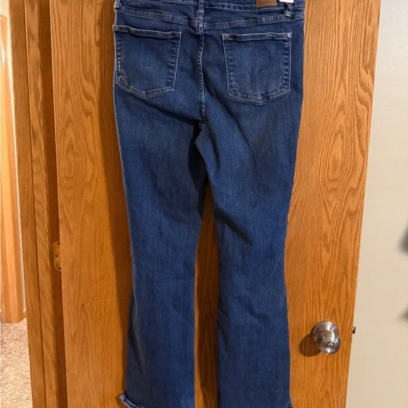 Judy Blue Dark Blue Flare Jeans - Picture 7 of 9